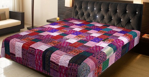 Copriletto multicolore runner - multicolore,